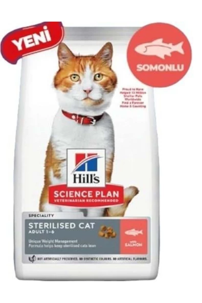 Sterilised Somonlu Kısır Kedi Maması 10 Kg