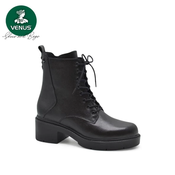 VENÜS 2454603K PLATFORM TOPUK HAFİF DERİ KADIN POSTAL BOT - Resim 3