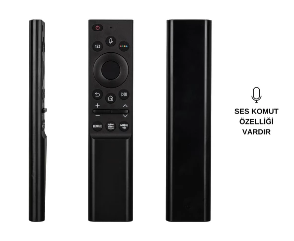 (SES KOMUTLU) SAMSUNG RM-G2200 V15 - BN59-01363H NETFLIX - PRIME VIDEO - SHAHID VIP TUŞLU SES KOMUTLU LCD LED SMART TV KUMANDA