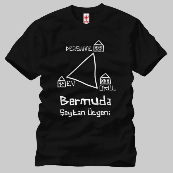 Bermuda Şeytan Üçgeni Erkek Tişört