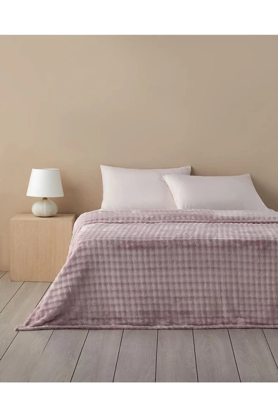 Glance Bubble Supersoft Tek Kişilik Battaniye Krem - 6