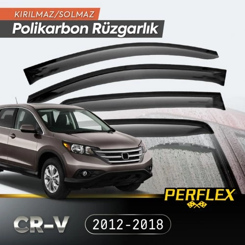 Periboia Honda CR-V 2012-2018 Cam Rüzgarlığı V2 Düz