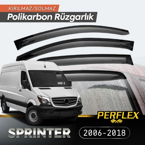 Periboia Mercedes Sprinter 2006-2018 Cam Rüzgarlığı V2 Mugen