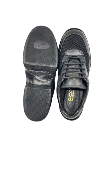 Hakiki Deri Boğazsız Fileli Dans ve Yürüyüş Ayakkabısı - 5