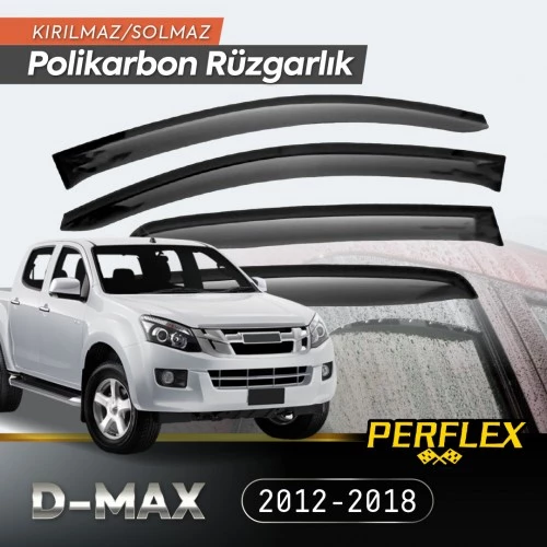 Periboia Isuzu D-MAX 2012-2018 Cam Rüzgarlığı V2 Düz