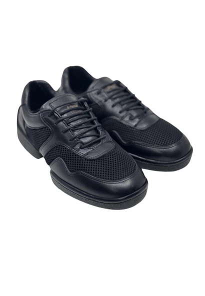 Hakiki Deri Boğazsız Fileli Dans ve Yürüyüş Ayakkabısı