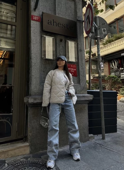 Ceket Mont- Beyaz - 6