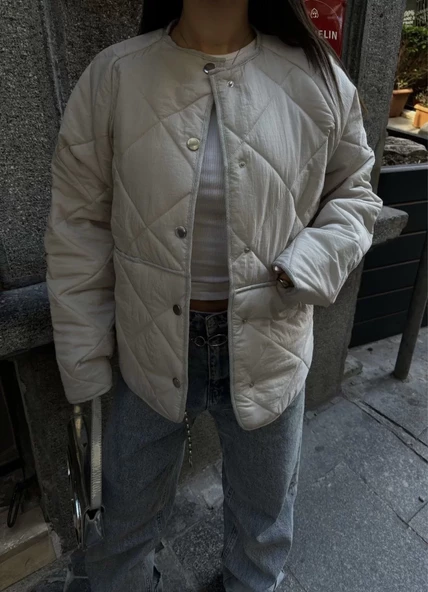 Ceket Mont- Beyaz - 2