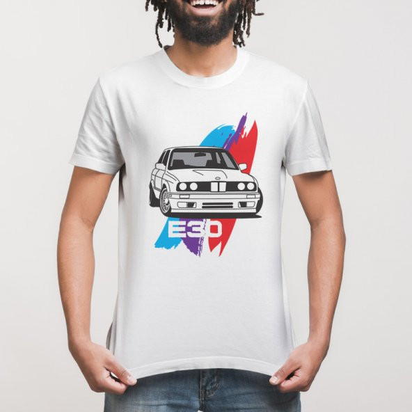 Bmw E30 The Remix Erkek Tişört - 3