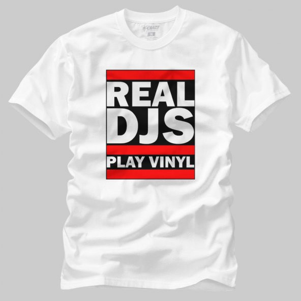 Real Dj Real Vinyl Erkek Tişört