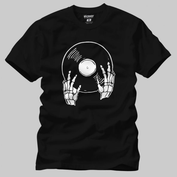 Skeletons Spin Vinyl Too Erkek Tişört
