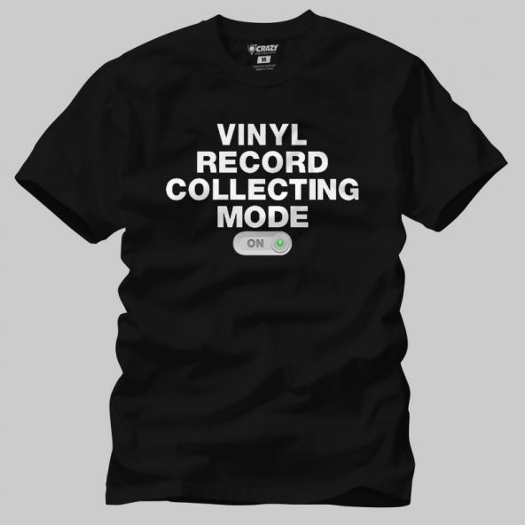 Vinyl Record Collecting Mode On Erkek Tişört