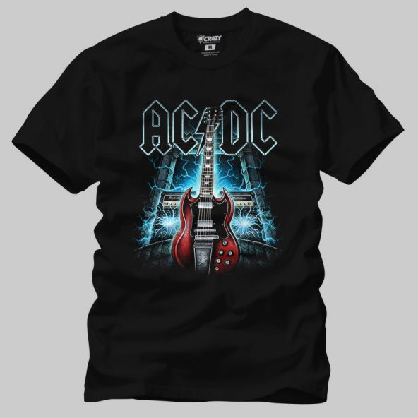 Ac Dc High Voltage Guitar Erkek Tişört