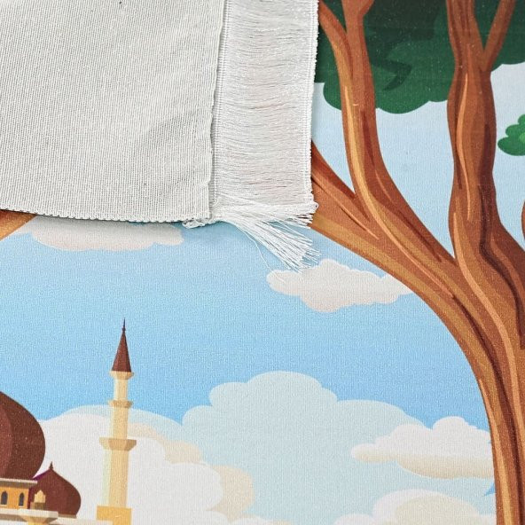 Çocuk Seccadesi Ağaç- Kahve 82×45 cm 110 gr - Tesbih Hediyeli - 5