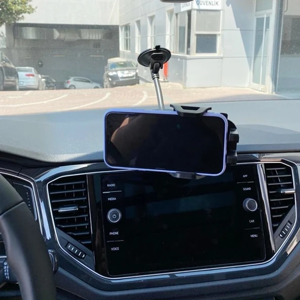 35cm spiralli otomatik açılan telefon tutacağı / SYTE173 - Resim 3