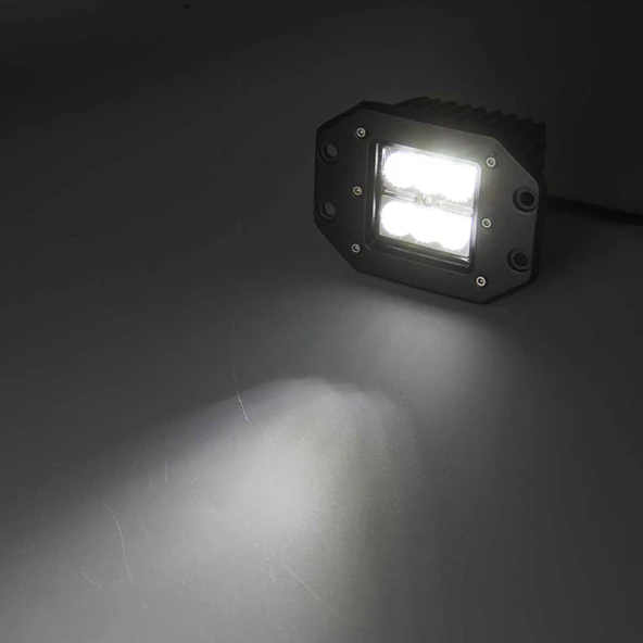 Space Offroad sis lambası 6 led 18w 2li Takım(Su Geçirmez) ürün görseli 1