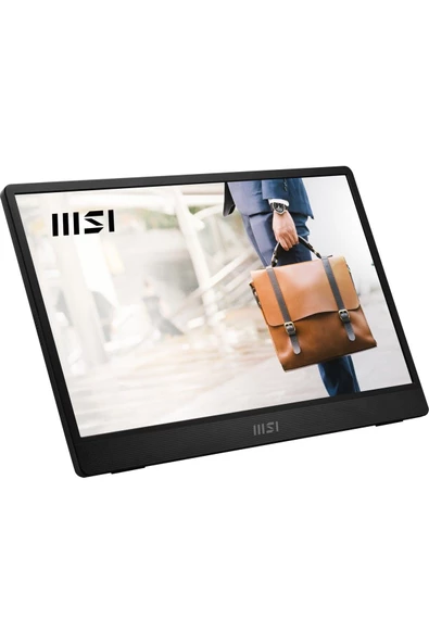 MSI 15.6 PRO MP161 E2U 1920x1080 (FHD) 16:9 FLAT IPS 60HZ 4MS ADAPTIVE-SYNC PORTATIF MONITOR