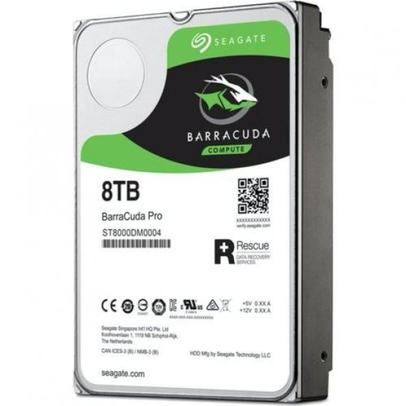 Seagate BarraCuda Pro 8TB 7200RPM 256 MB Cache 3.5 (ST8000DM0004)