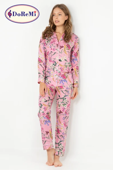 DoReMi Rosy Uzun Kollu Bayan Pijama Takımı - Resim 10