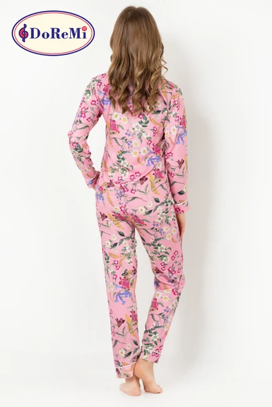 DoReMi Rosy Uzun Kollu Bayan Pijama Takımı - Resim 11