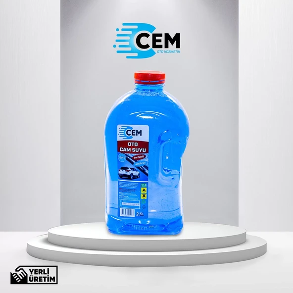 CEM CAR CARE Cam Suyu 2,5 LT Antifriz İçerikli -20 Derece - 2