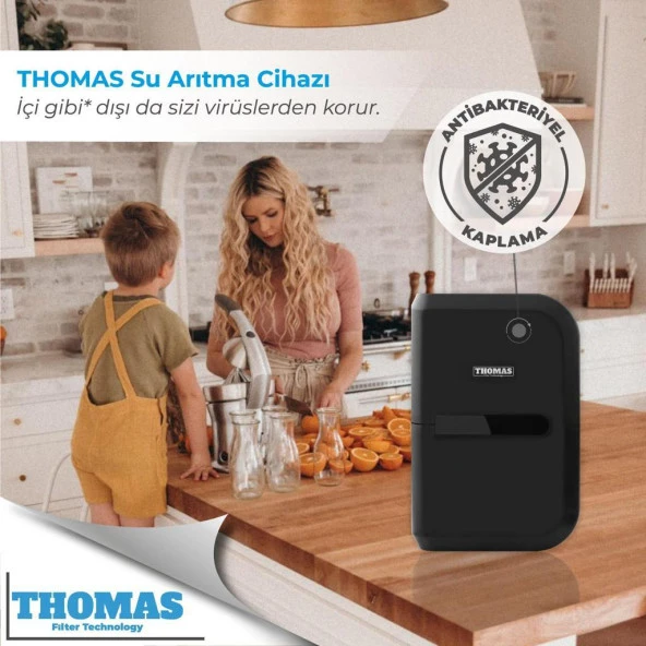 Thomas Su Arıtma Cihazı Antibakteriyel Kasa - Dahili 8 Litre Metal Tank Ve Lüx Musluk