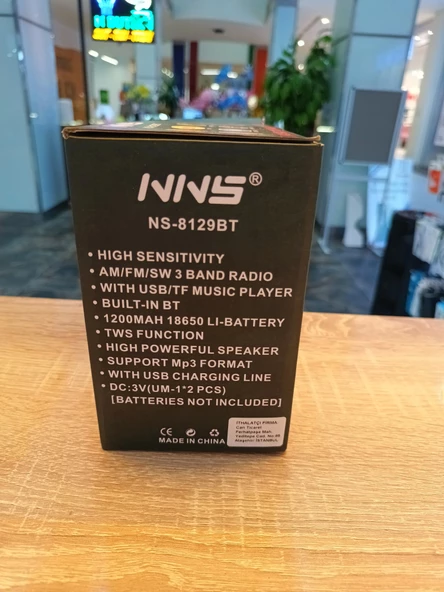 Nostaljik Radyo Yüksek Hassasiyet USB Radyo Bluetooth Özellikli TWS Fonksiyonlu Radyo NS NS-8128BT - 6