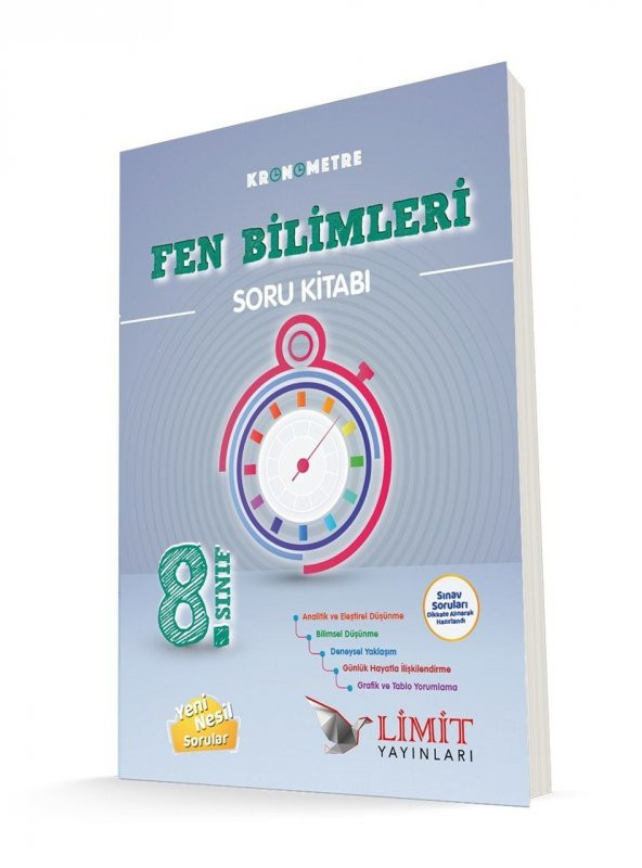 Limit 8.Sınıf Kronometre Fen Bilimleri Soru Kitabı