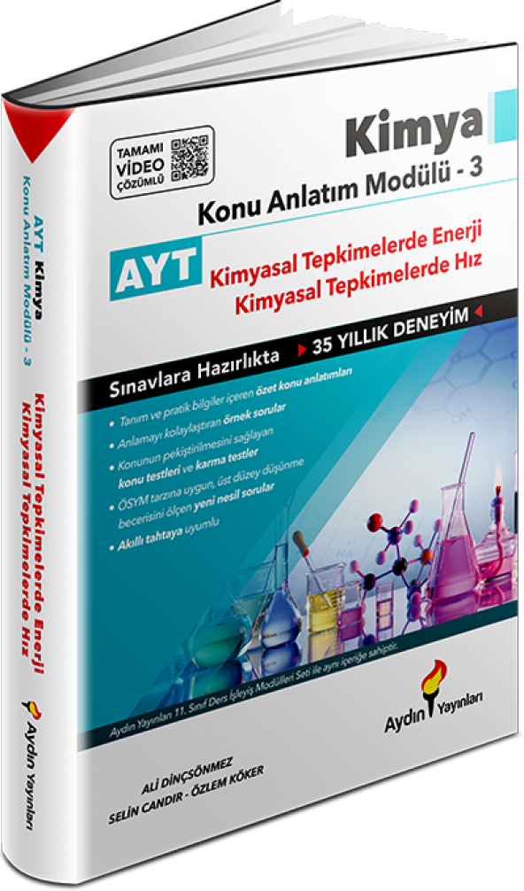 Aydın AYT Kimya Konu Anlatım Modülü-3 (Kimyasal Tepkimelerde Enerji-Hız)