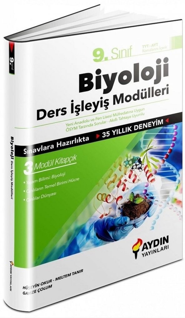 Aydın Yayınları 9. Sınıf Aydın Biyoloji Ders İşleyiş Modülleri