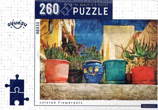 Colored Flowerpots (260 Parça) - 1