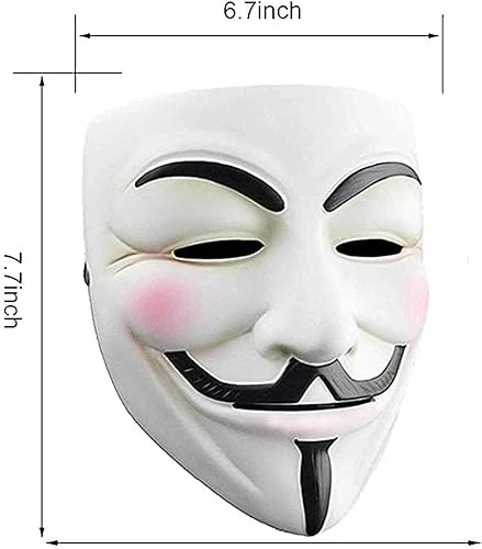 HeraCraft 2 Adet Vendetta Parti Maskesi (YANAKLARI PEMBE) - 4