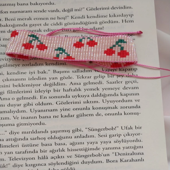 El Yapımı Miyuki Kiraz Bileklik - 4
