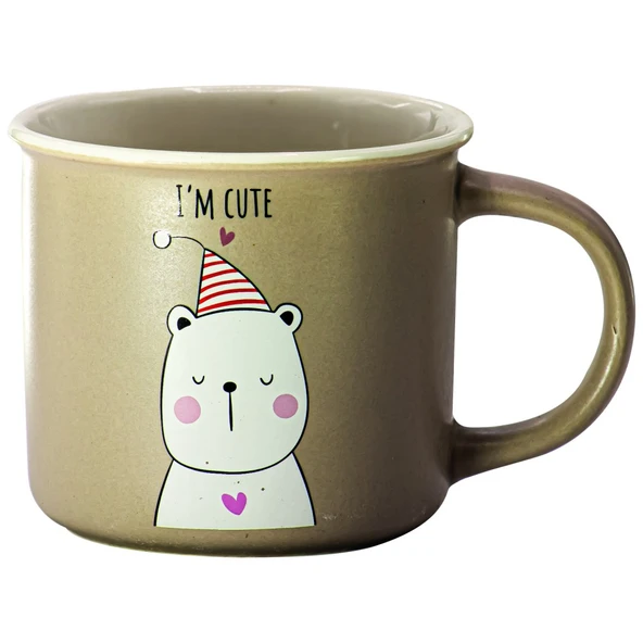 I'm Cute Kupa Ayıcıklı Mug ürün görseli