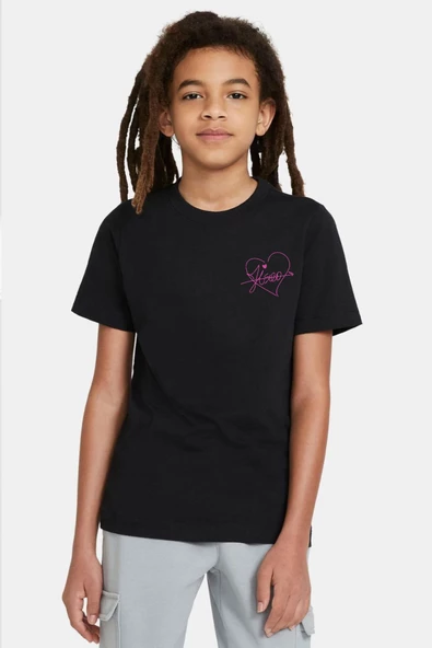 Blackpink Jisoo Signature Siyah Çocuk Tshirt