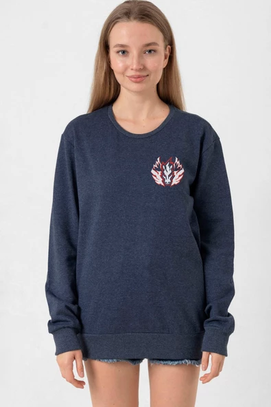 Beyblade Pegasus Minimalist İndigo Kadın 2ip Sweatshirt ürün görseli 1