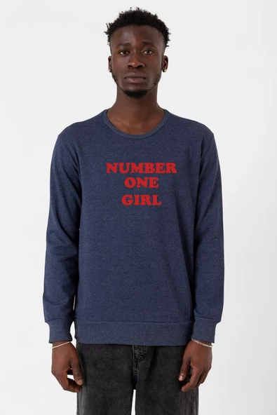Rose Number One Girl indigo Erkek 2ip Sweatshirt