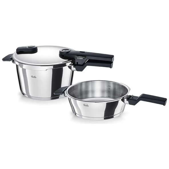 Fissler Vitaquick Premium 4.5 lt + 2.5 lt Düdüklü Tencere Seti