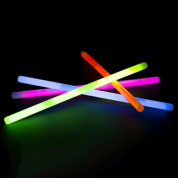 25 ADET VIP DELUXE KALIN GLOW STİCK NEON IŞIK FOSFORLU ÇUBUK IŞIKLI ÇUBUK ULTRA CANLI PARLAK IŞIK - Resim 4
