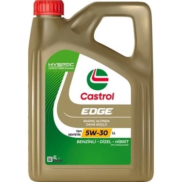 Castrol Edge 5W-30 LL 4 lt Motor Yağı - 2024