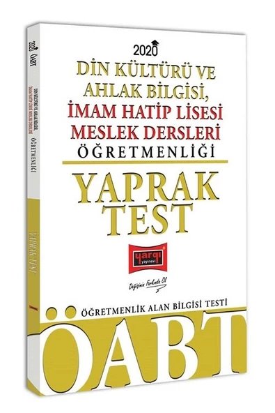 Yargı 2020 KPSS ÖABT Din Kültürü ve Ahlak Bilgisi İHL Meslek Dersleri Öğretmenliği YT