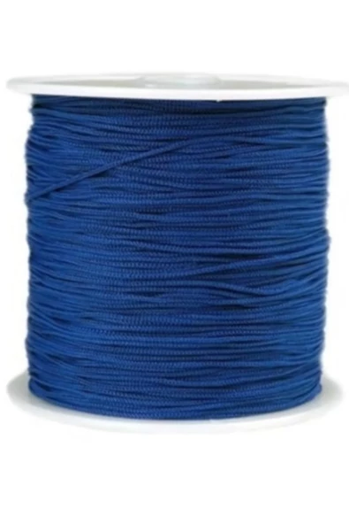 Paraşüt İpi, Bileklik-Kolye örgü ipi 1 mm 50 metre Saks - 2