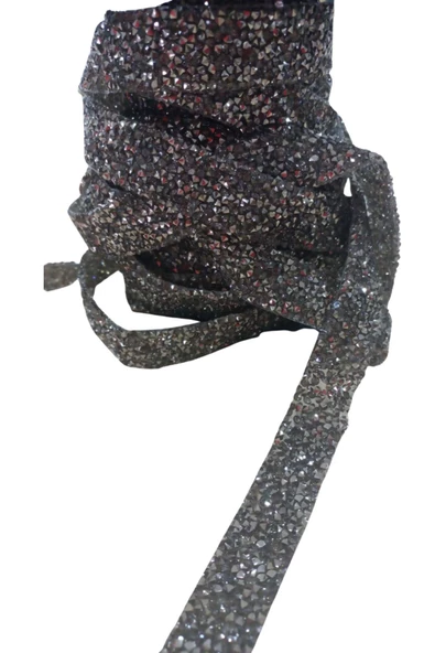 Silikonlu Yapıştırma Taş 1 cm Siyah 5 Metre - 2