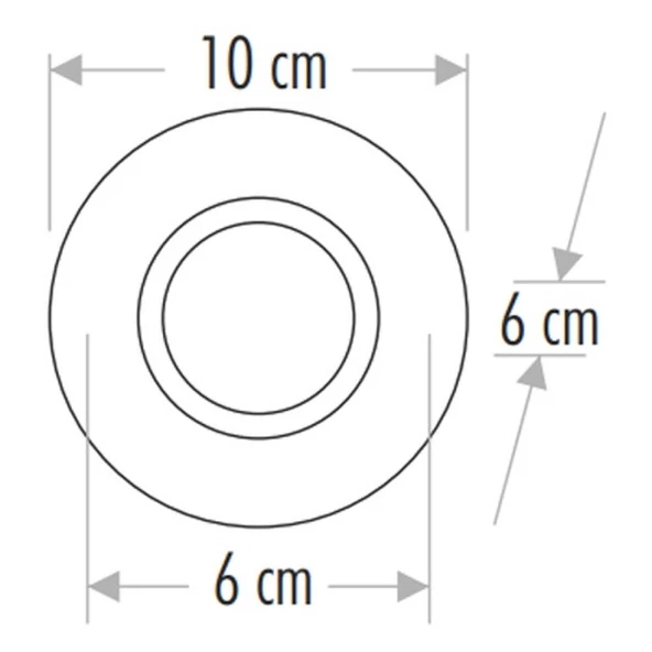 CATA Sümbül Dekoratif Cam Spot Yuvarlak CAT CT-6594 - 2