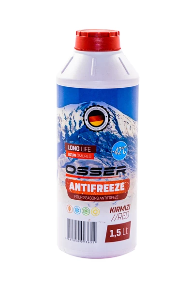 OSSER ANTİFİRİZ KIRMIZI 1,5 LT