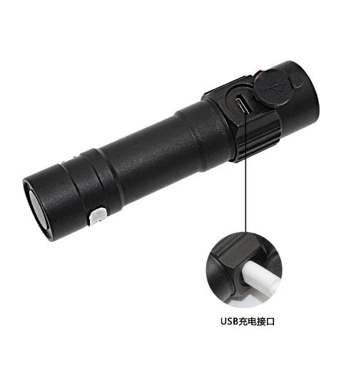 WellHise 518 Şarjlı 18650 Pilli Ledli El Feneri