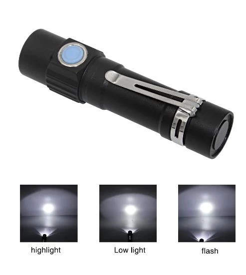 WellHise 518 Şarjlı 18650 Pilli Ledli El Feneri - 3