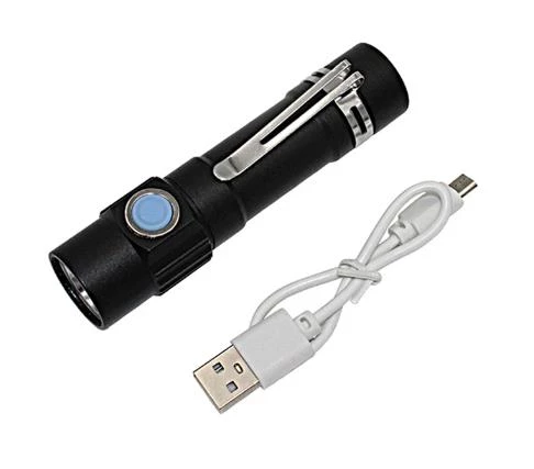 WellHise 518 Şarjlı 18650 Pilli Ledli El Feneri - 4