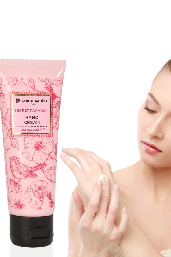 Pierre Cardin Secret Paradise Baobab Yağı İçeren E Vitaminli Nemlendirici El Kremi - 75 ML - 2