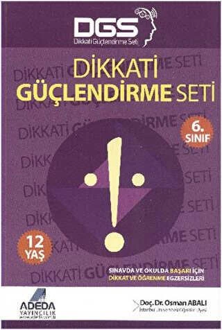 Dgs Dikkati Güçlendirme Seti 6. Sınıf - 12 Yaş